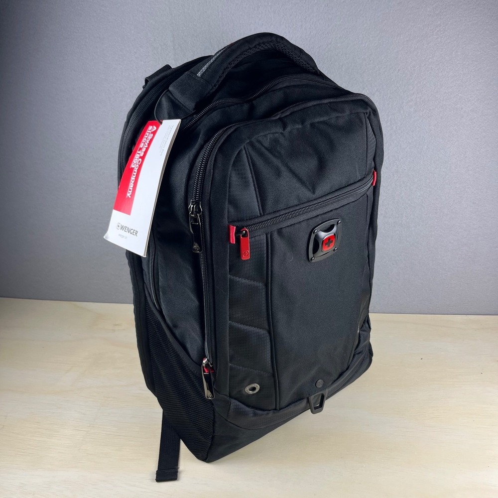 Wenger Swiss Company VisionPoint Pro 16 Laptop Backpack Black Red GA-7343-06F00